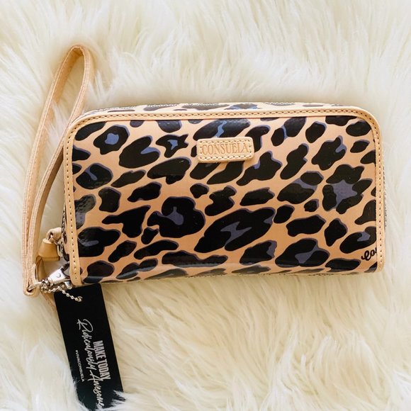 Bags Nwt New Consuela Blue Jag Wristlet Wallet Poshmark
